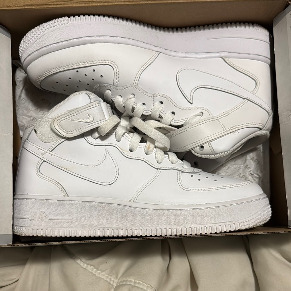 Nike Kids' Classic White High-Top Sneakers